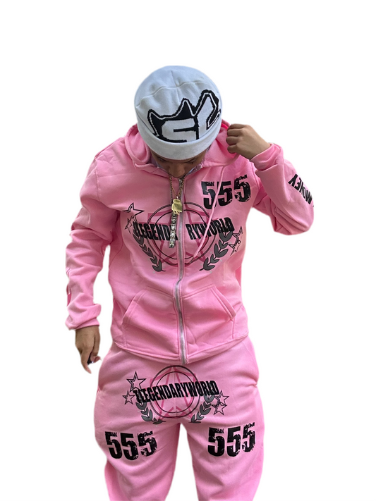 Pink Star Legend Joggers Set