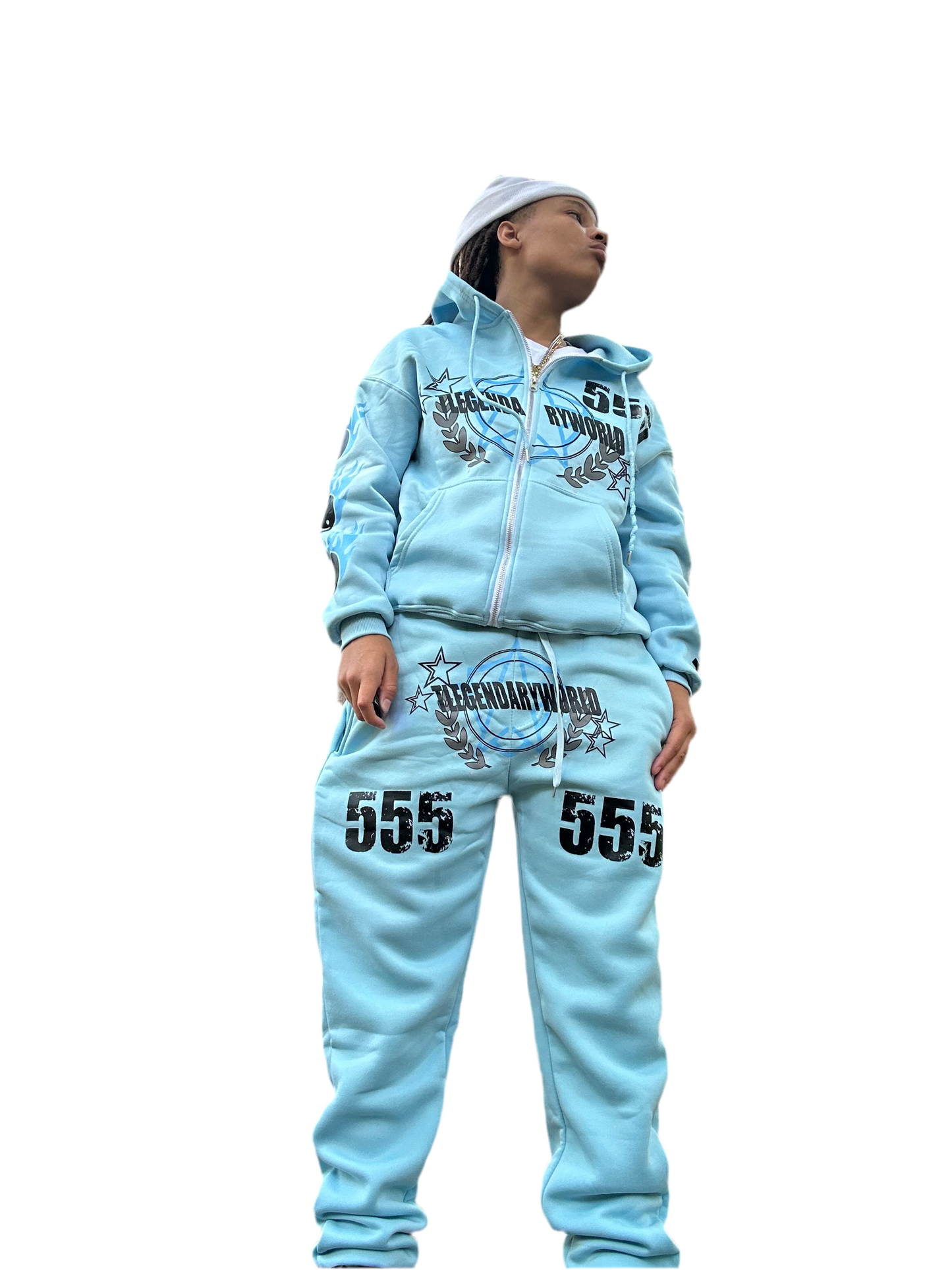 Baby Blue Star Legend Jogger Sets