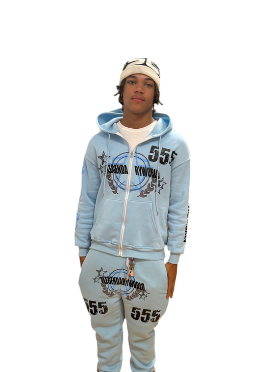 Baby Blue Star Legend Jogger Sets